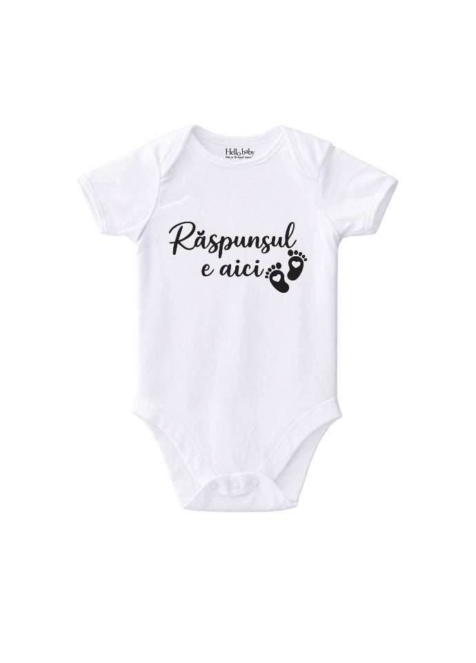 Body bebeluș anunț sarcină „Răspunsul e aici”