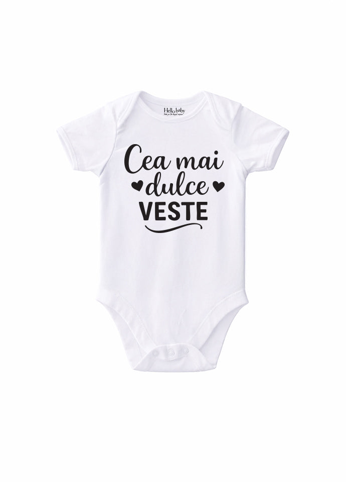 Body bebeluș anunț sarcină „Cea mai dulce veste”