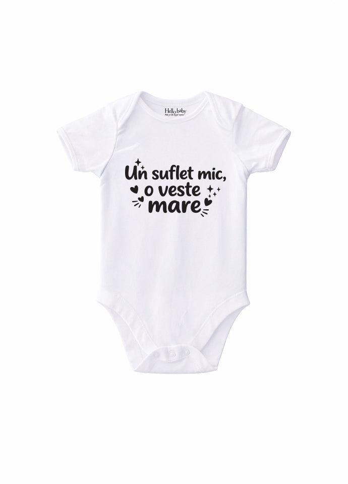 Body bebeluș anunț sarcină „Un suflet mic, o veste mare”