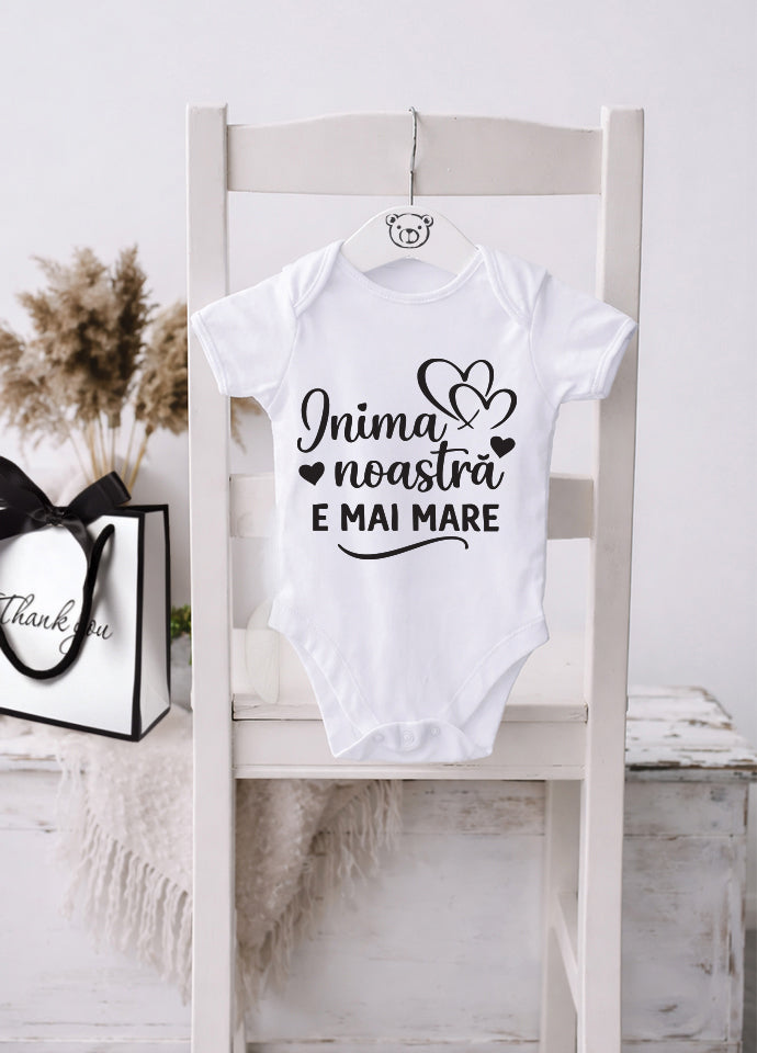 Body bebeluș anunț sarcină „Inima noastră e mai mare”