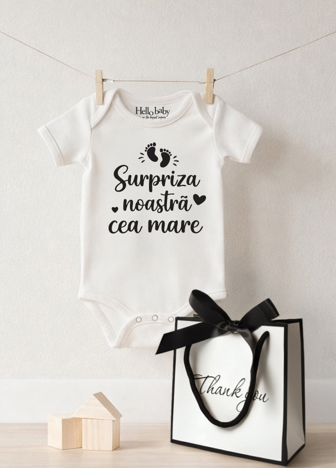 Body bebeluș anunț sarcină „Surpriza noastră cea mare”