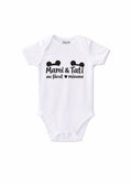 Body bebeluși personalizat „Mami & Tati au făcut minune''