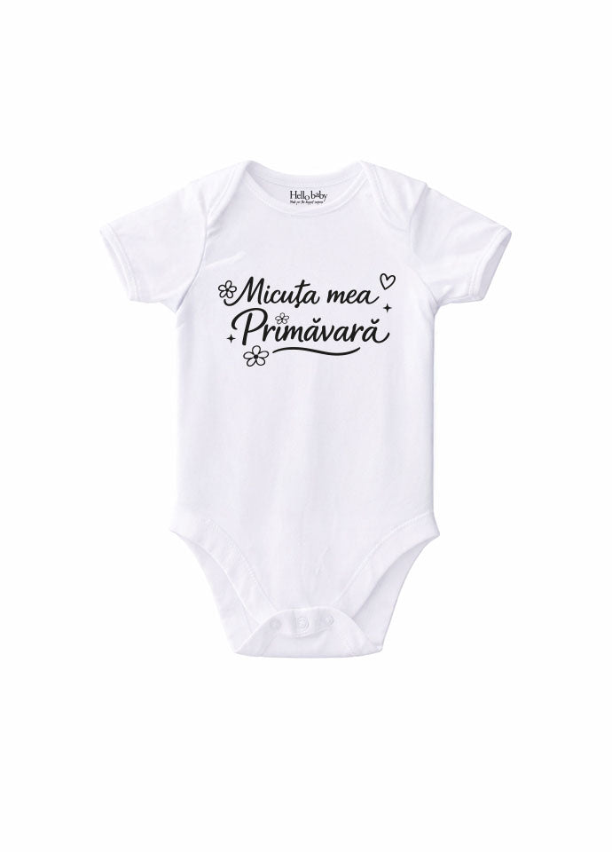 Body bebeluși mesaj „Micuta mea Primăvară”