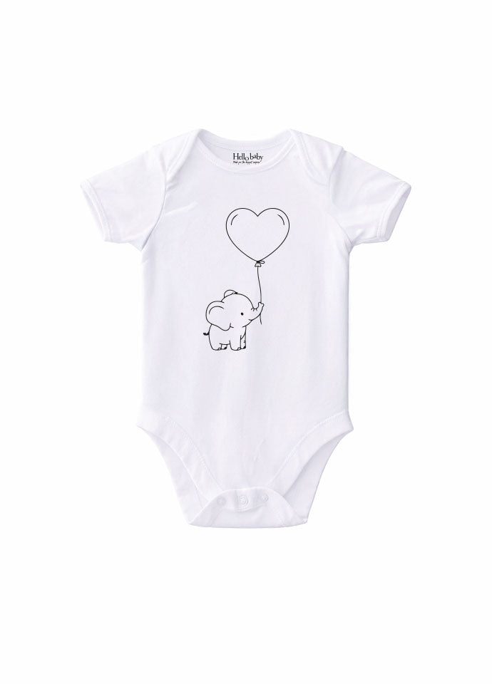 Body bebeluși ,,Elefant cu balon inimă”