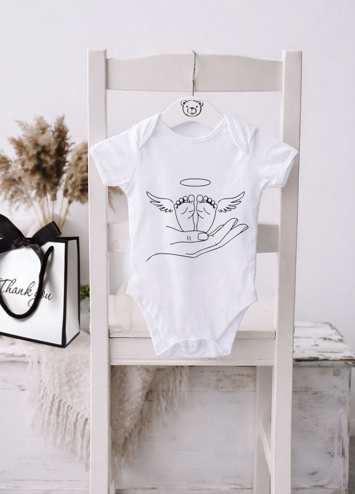 Body bebeluși -Model Aripi & tălpi bebeluș
