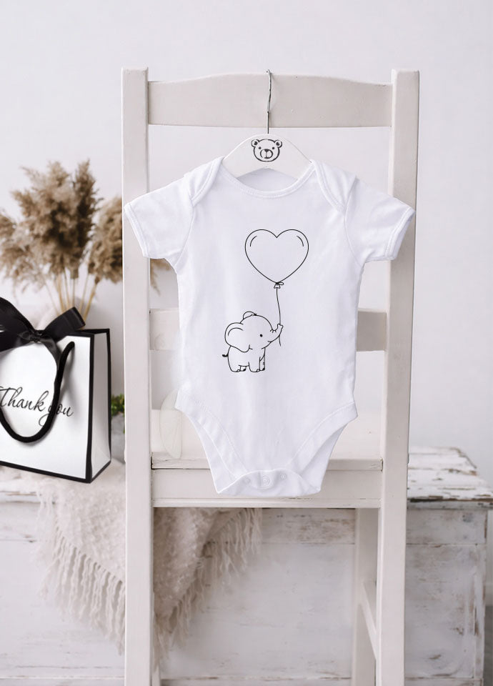 Body bebeluși ,,Elefant cu balon inimă”