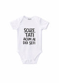 Body Bebe „Scuze, Tati – Acum Ai Doi Șefi" – Cadou Gravidă  Anunț Sarcină