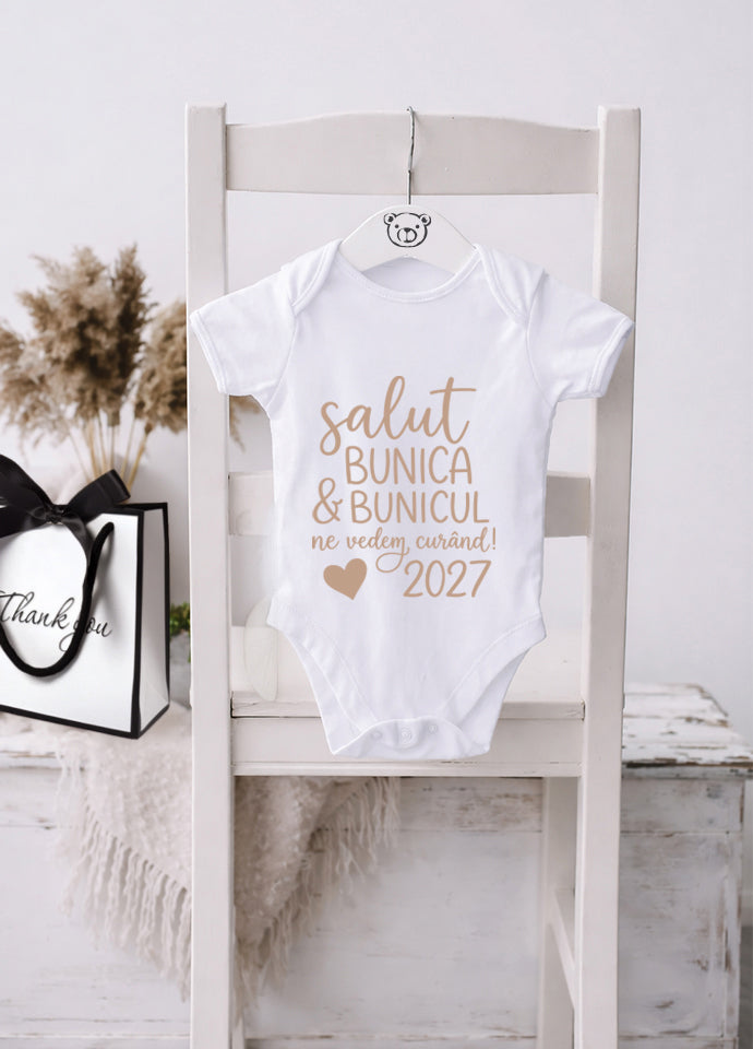 Body Bebe „Salut Bunica & Bunicul, Ne Vedem Curând”
